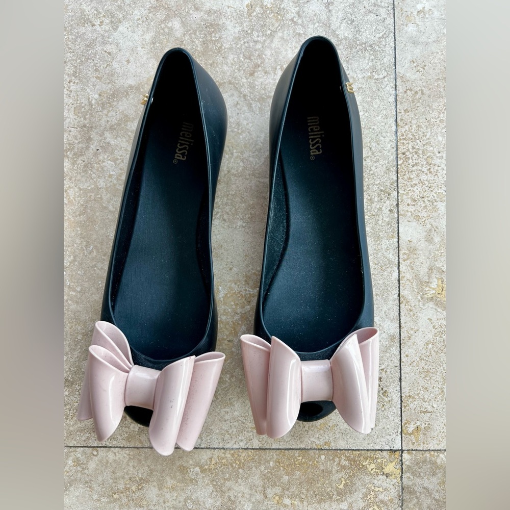 Melissa Authentic Bow Flats Size 6 US.  37 UK - Picture 6 of 6